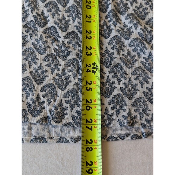 Pure Jill J Jill Poncho Womens S-L Embroidered Cover Up Tunic V-Neck Boho Beachy - Picture 10 of 10